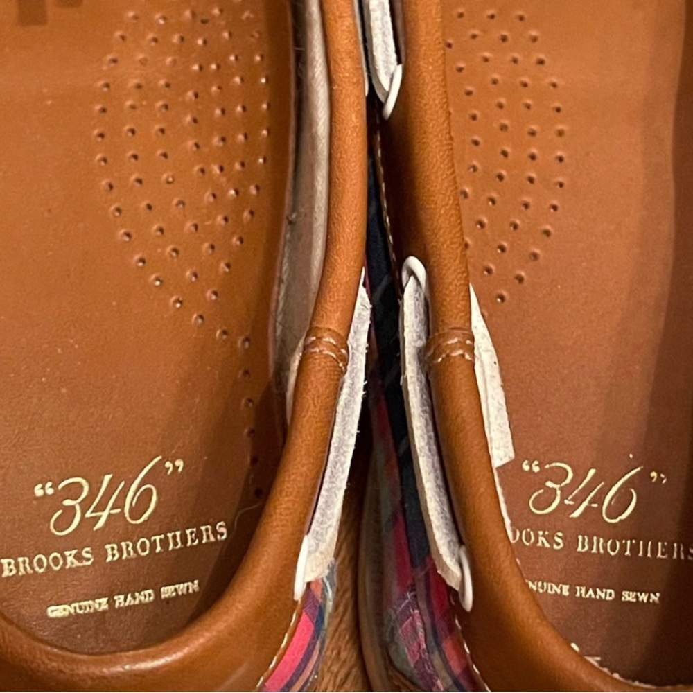8.5 M Women's Brook's Brother's "346" shoes. Genuine Hand Sewn. - Picture 6 of 7